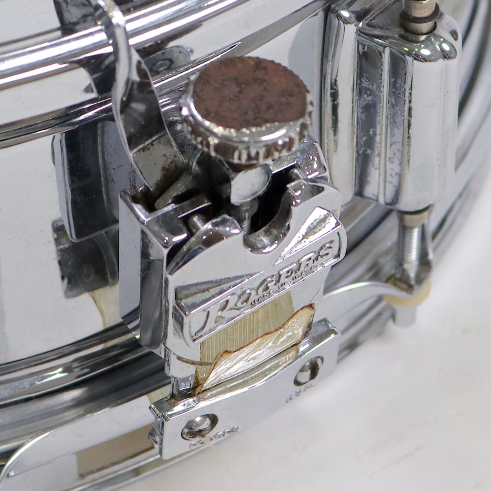 【中古】 スネアドラム ロジャース Rogers SUPERTEN SNARE DRUM 14x5 スネアドラム ストレイナー
