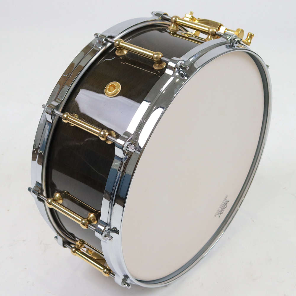 【中古】 スネアドラム パール Pearl Custom Classic ONE PIECE MAPLE SHELL LIMITED MODEL 14x5.5 サイド
