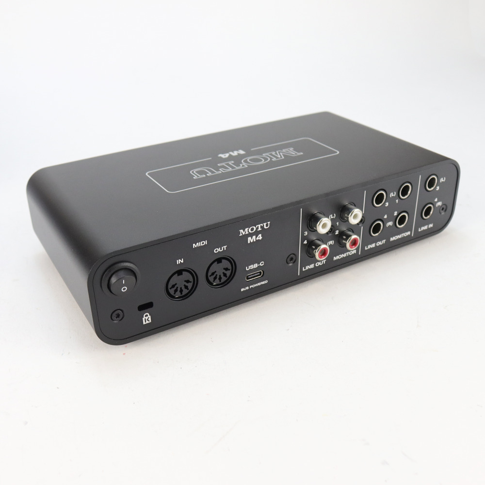 【中古】 オーディオインターフェイス MOTU M4 4in 4out  USBオーディオインターフェイス 詳細画像