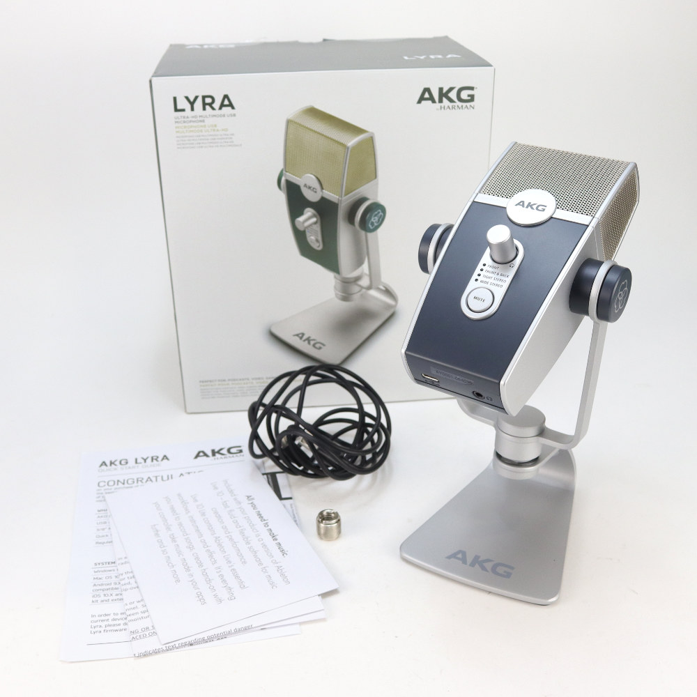 【中古】 AKG Lyra コンデンサーマイク USB接続対応
