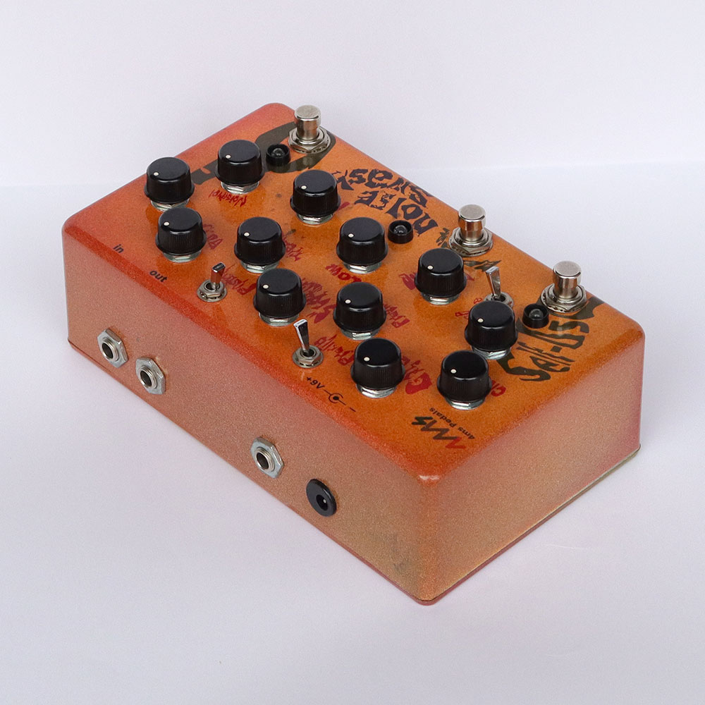 【中古】 4ms Pedals CV Max Tweaker Swash ハンドペイントバージョン ギターエフェクター 全体