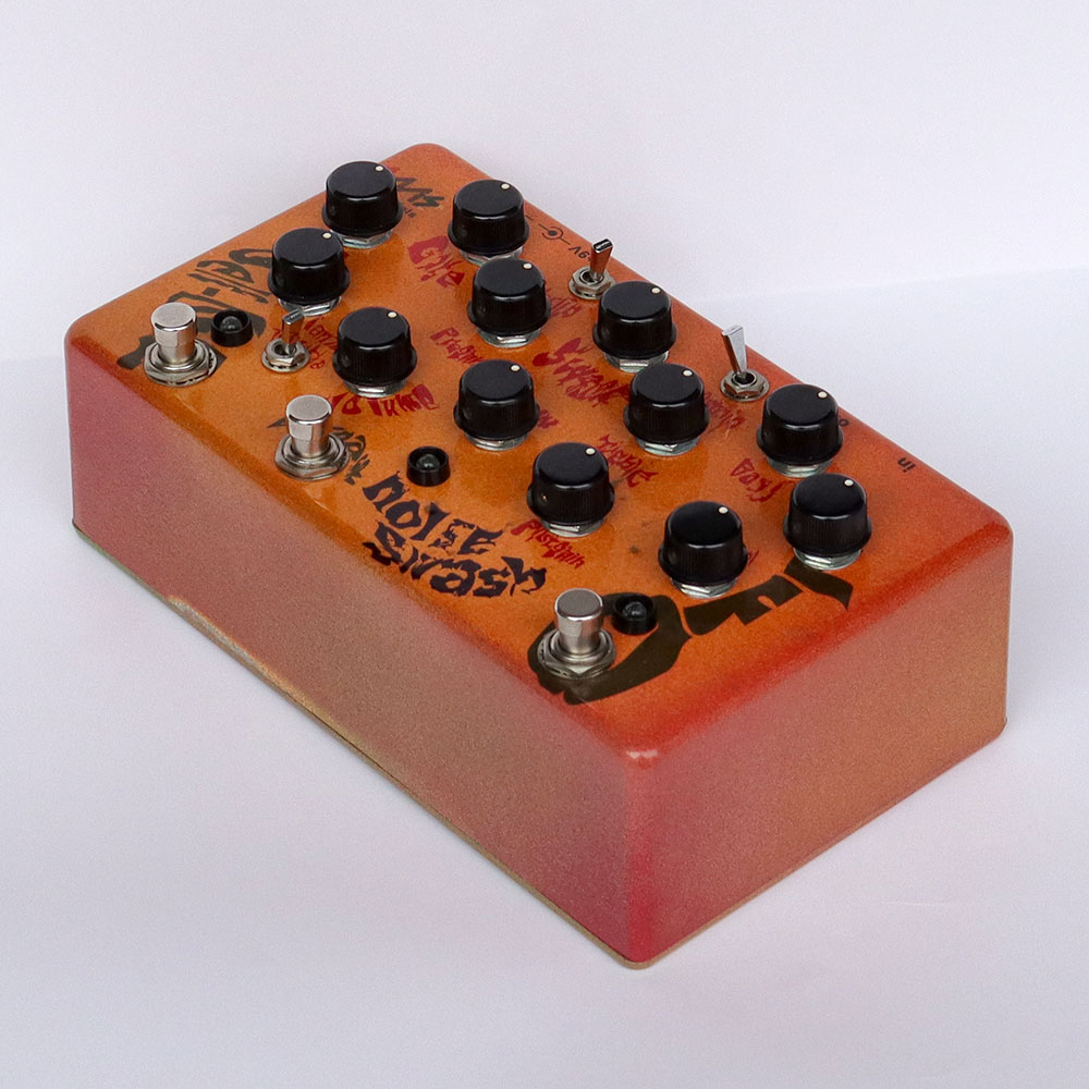 【中古】 4ms Pedals CV Max Tweaker Swash ハンドペイントバージョン ギターエフェクター 全体