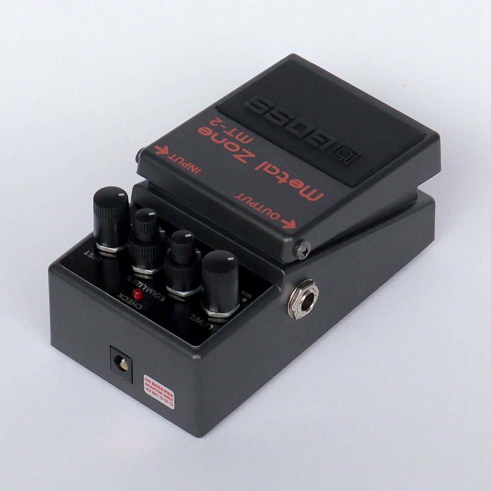 【中古】メタルゾーン エフェクター BOSS MT-2 Metal Zone ボス ギターエフェクター 全体
