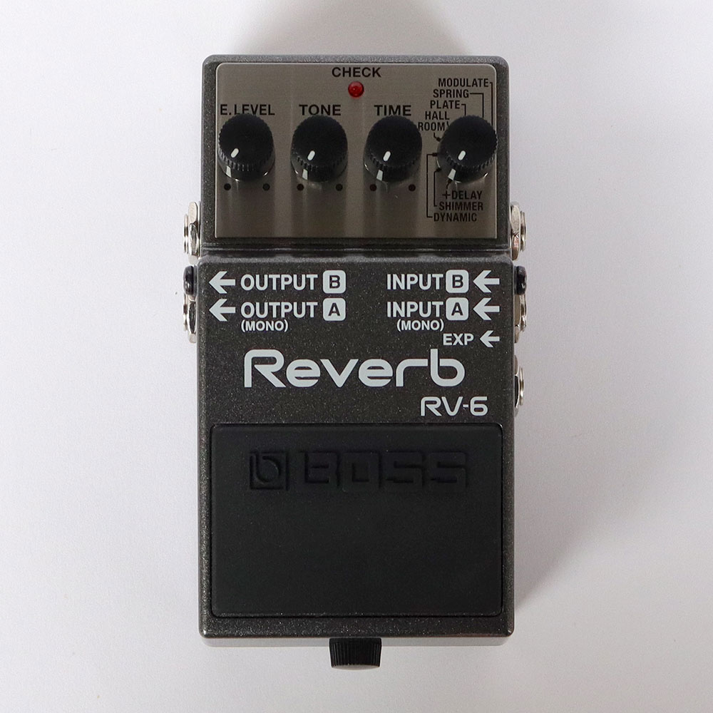 【中古】 BOSS ボス Reverb RV-6 リバーブ エフェクター 正面