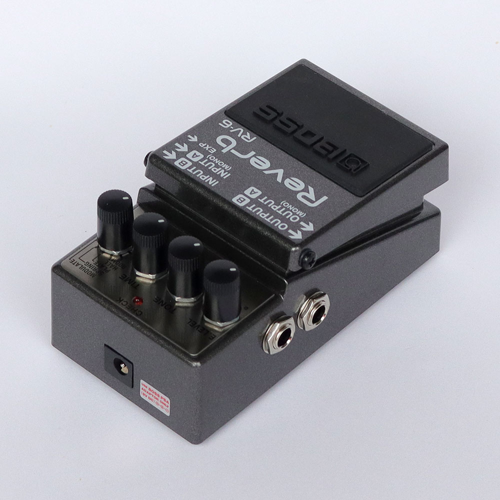 【中古】 BOSS ボス Reverb RV-6 リバーブ エフェクター 全体