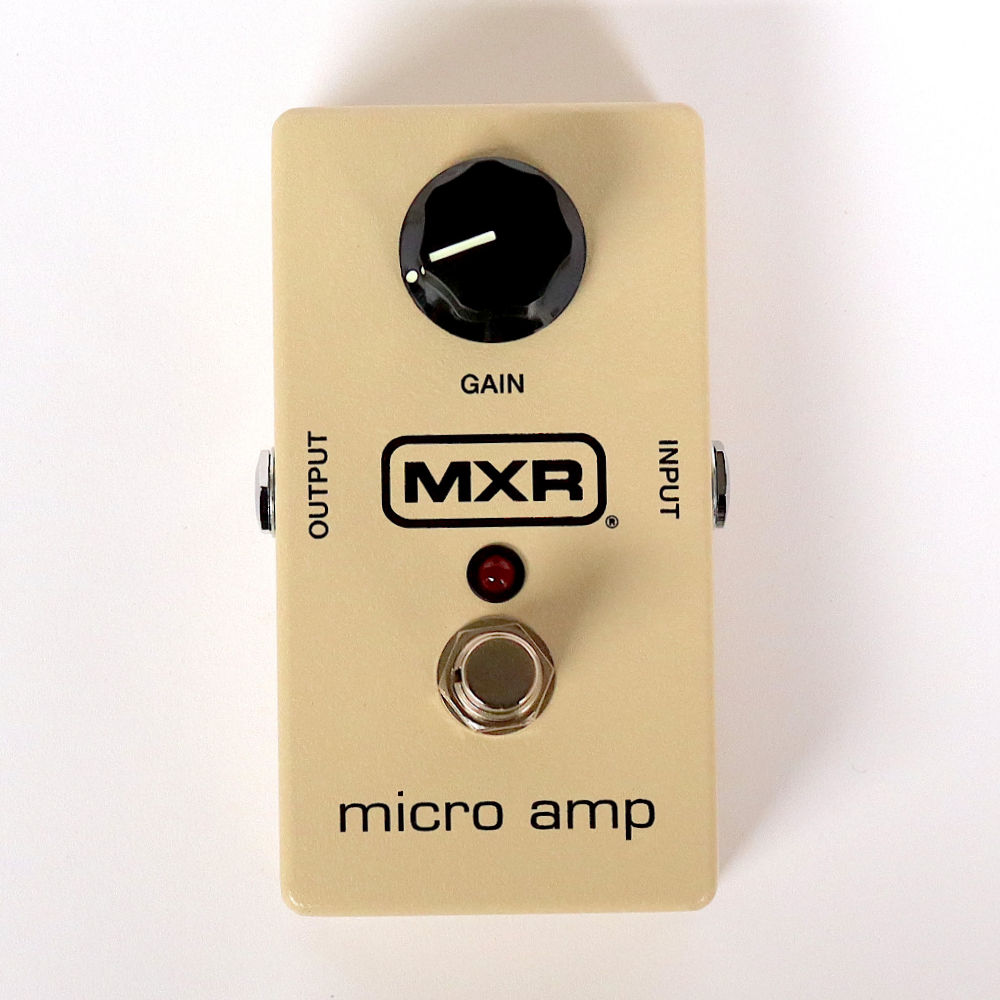【中古】 ブースター エフェクター MXR M-133 MICRO AMP マイクロアンプ ギターエフェクター 正面