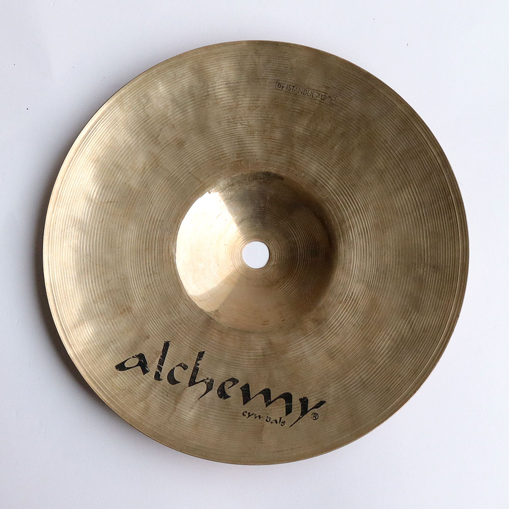 【中古】 スプラッシュシンバル イスタンブール istanbul AGOP Alchemy Splash 8インチ 裏面