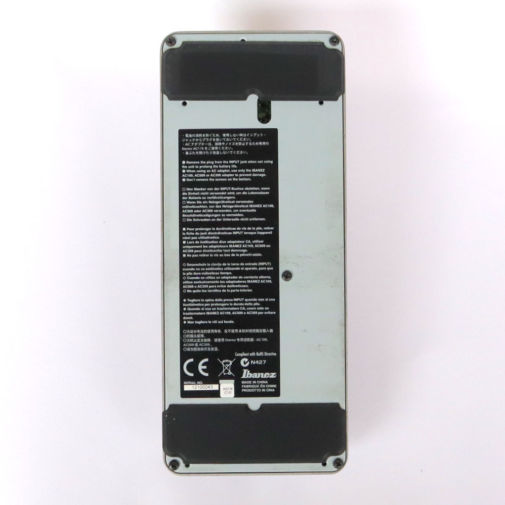 【中古】 ワウペダル エフェクター IBANEZ WD7 JUNIOR 裏面