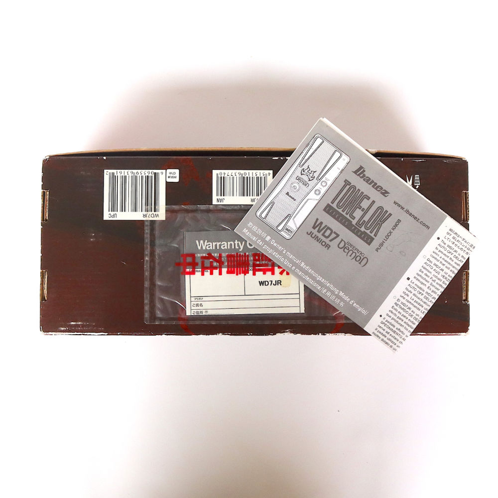 【中古】 ワウペダル エフェクター IBANEZ WD7 JUNIOR 付属品