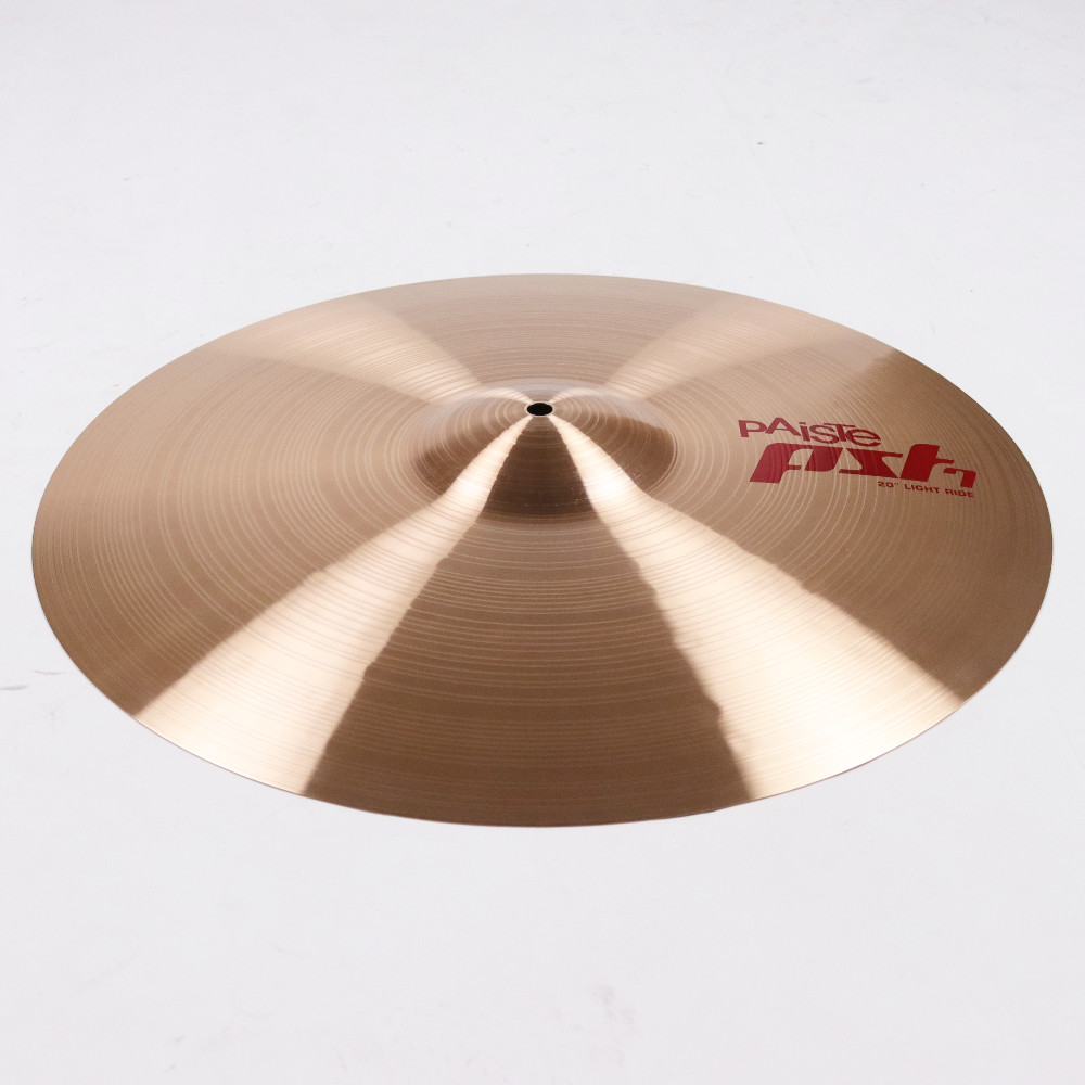【中古】 ライドシンバル パイステ PAISTE PST7 Light Ride 20インチ ライドシンバル 本体画像 斜め 