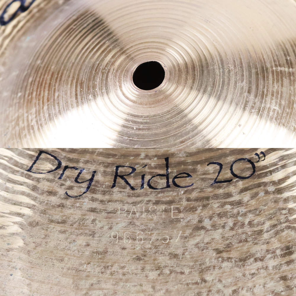【中古】 ライドシンバル パイステ PAISTE Signature Dry Ride 20インチ シリアル
