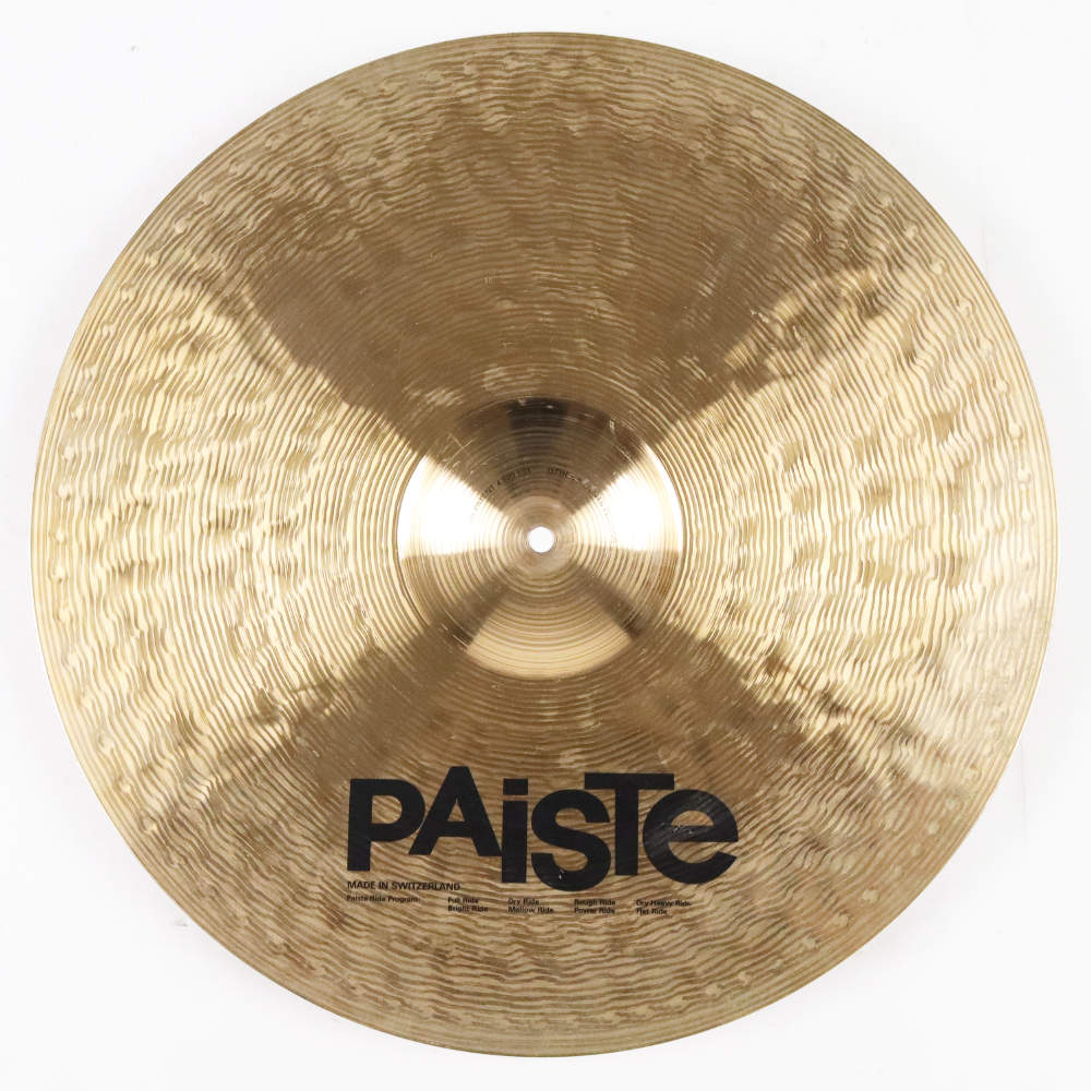 【中古】 ライドシンバル パイステ PAISTE Signature Dry Ride 20インチ 本体画像 裏 
