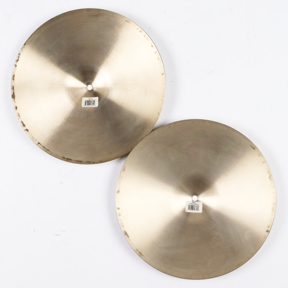 【中古】 ハイハットシンバル ペア ジルジャン ZILDJIAN A Zildjian NEW BEAT HIHAT Pair 14インチ 本体画像 裏