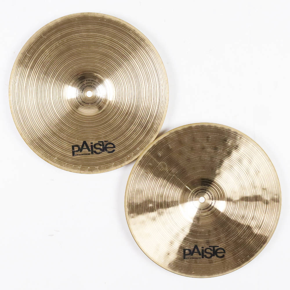 【中古】 ハイハットシンバル ペア パイステ PAISTE Signature Dark Crisp Hi-Hat Pair 13インチ 本体画像 裏