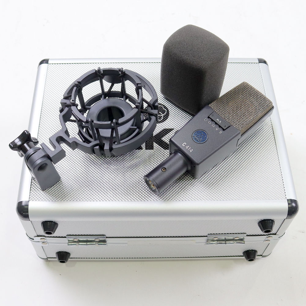 【中古】 マイク AKG C414 XLS サイドアドレス型 コンデンサーマイクロホン アカゲ アーカーゲー C414