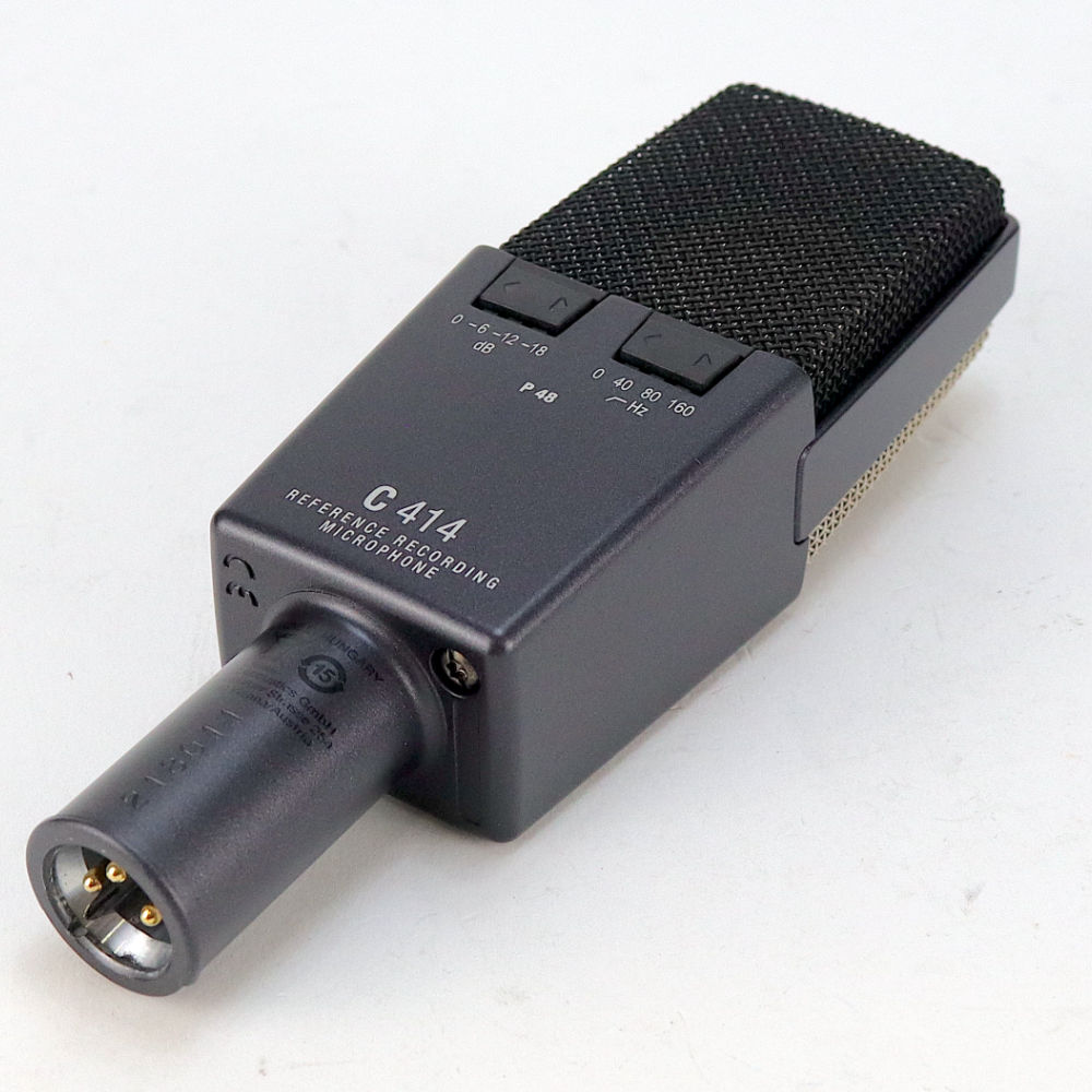 【中古】 マイク AKG C414 XLS サイドアドレス型 コンデンサーマイクロホン アカゲ アーカーゲー C414 XLR側