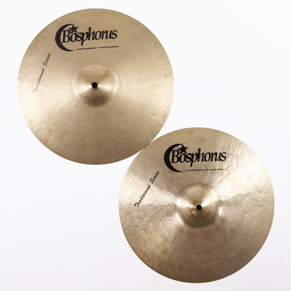 【中古】 ハイハットシンバル ペア ボスフォラスシンバル Bosphorus Cymbals Traditional Series Regular Hi-Hat 14インチ ペア