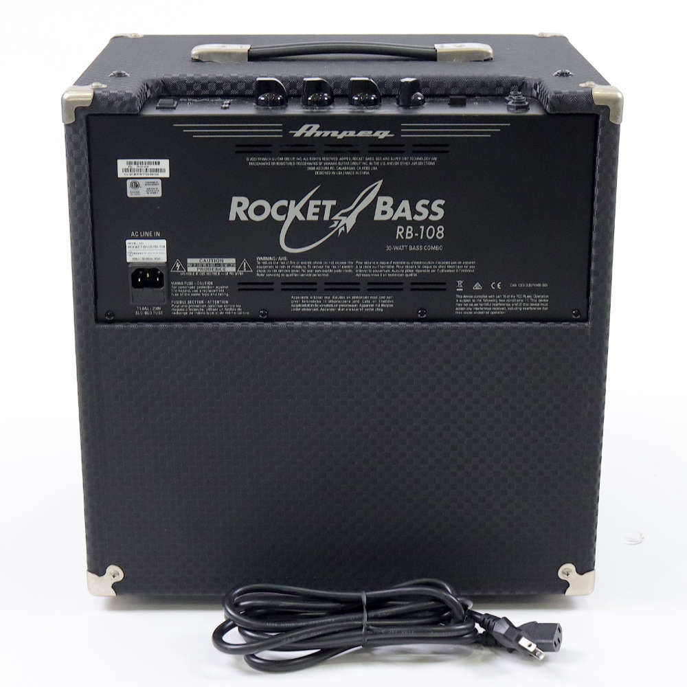 【中古】 Ampeg RB-108 ベースアンプ コンボ 裏面