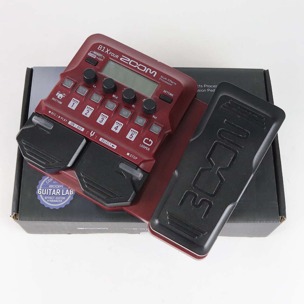 【中古】 ベースマルチエフェクター ZOOM B1X FOUR