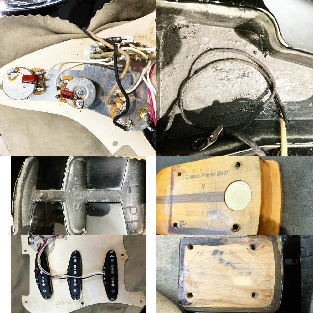 【中古】 エレキギター Fender Custom Shop Classic Player Stratocaster Black 2001年製 フェンダー カスタムショップ ストラトキャスター 傷