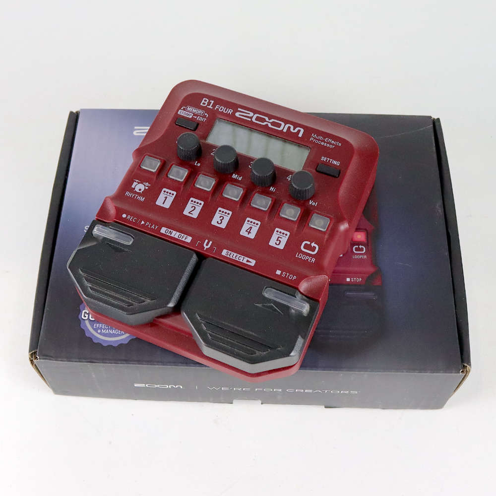 【中古】 ベースマルチエフェクター ZOOM B1 FOUR