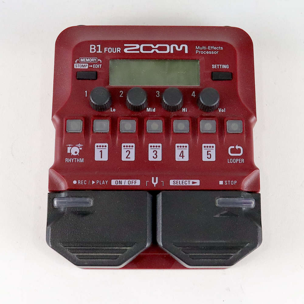 【中古】 ベースマルチエフェクター ZOOM B1 FOUR トップ画像