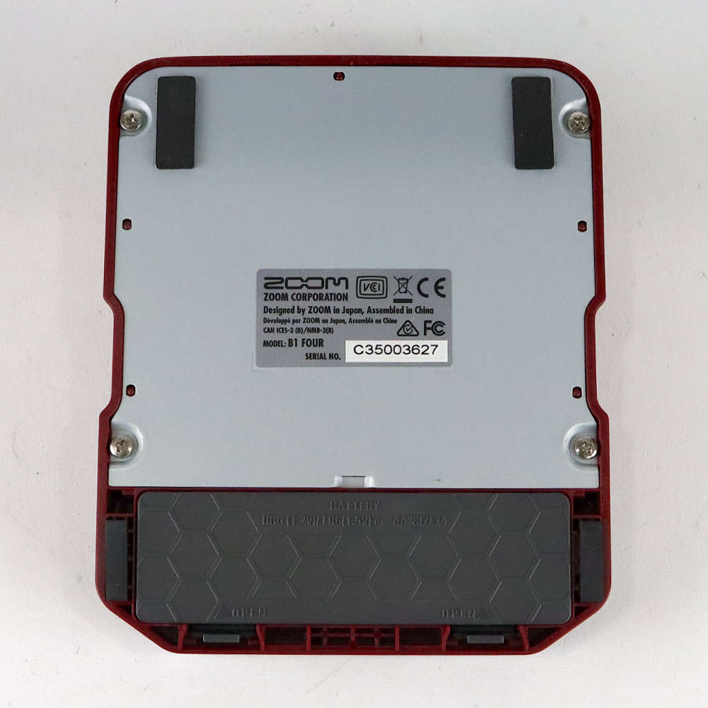 【中古】 ベースマルチエフェクター ZOOM B1 FOUR ボトム画像