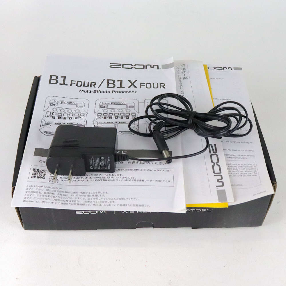【中古】 ベースマルチエフェクター ZOOM B1 FOUR 付属品画像