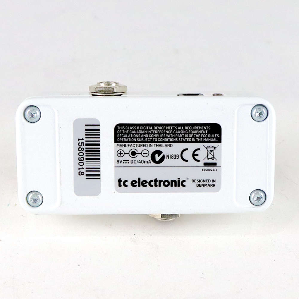 【中古】 チューナー tc electronic PolyTune 2 mini バッファー内蔵 ペダルチューナー tcエレクトロニック ボトム画像