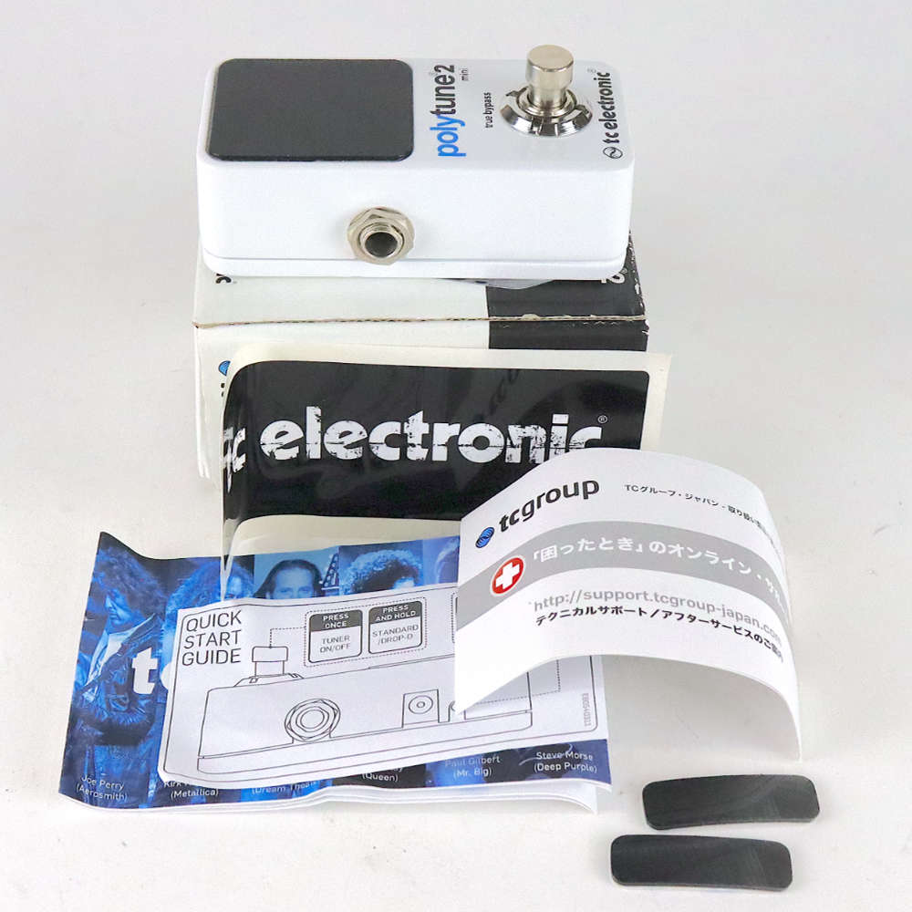 【中古】 チューナー tc electronic PolyTune 2 mini バッファー内蔵 ペダルチューナー tcエレクトロニック 付属品画像