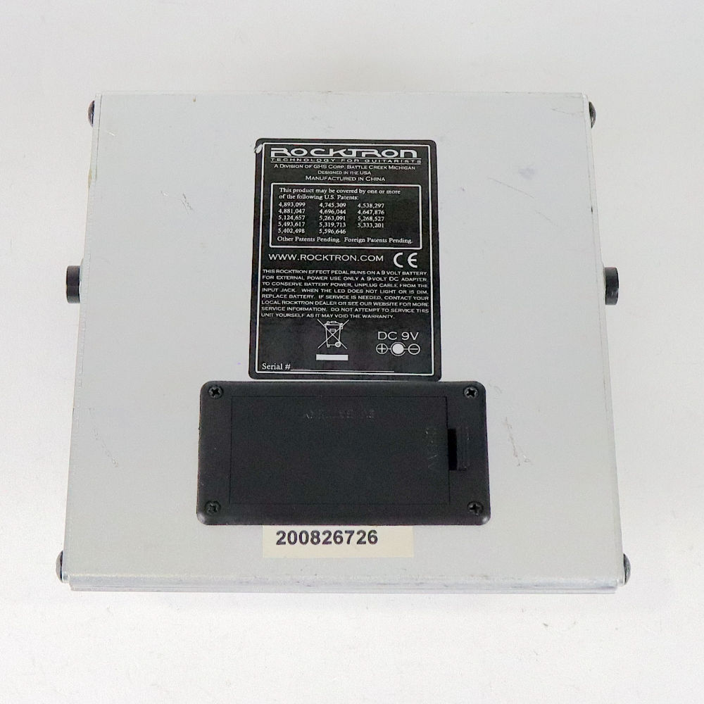 【中古】 ディストーション エフェクター ROCKTRON RAMPAGE 底面