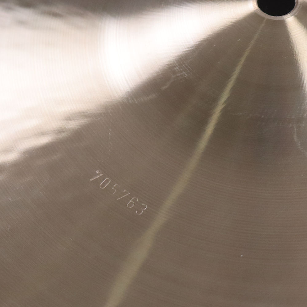 【中古】 ハイハットシンバル パイステ PAISTE Formula 602 14インチ ペア 1970s ビンテージシンバル ボトムシリアル番号画像