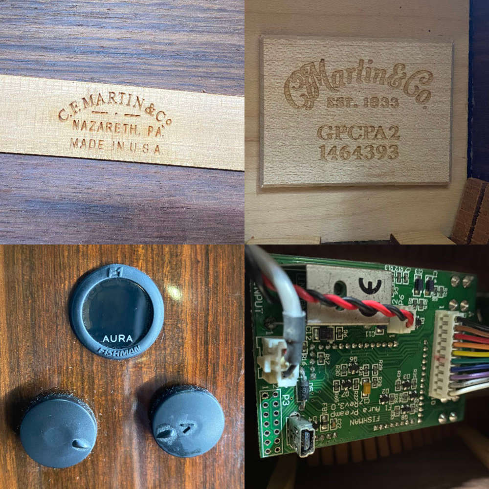 【中古】 アコースティックギター Martin GPCPA2 Rosewood 2010年製 3ピースローズウッドバック Fishman F1 Auraピックアップシステム搭載 スタンプ、プリアンプ