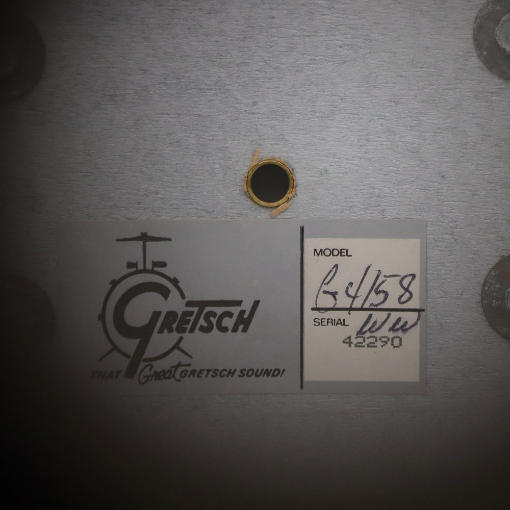 【中古】スネアドラム グレッチ GRETSCH G4158 14x5.5 1980s スネアドラム 詳細画像