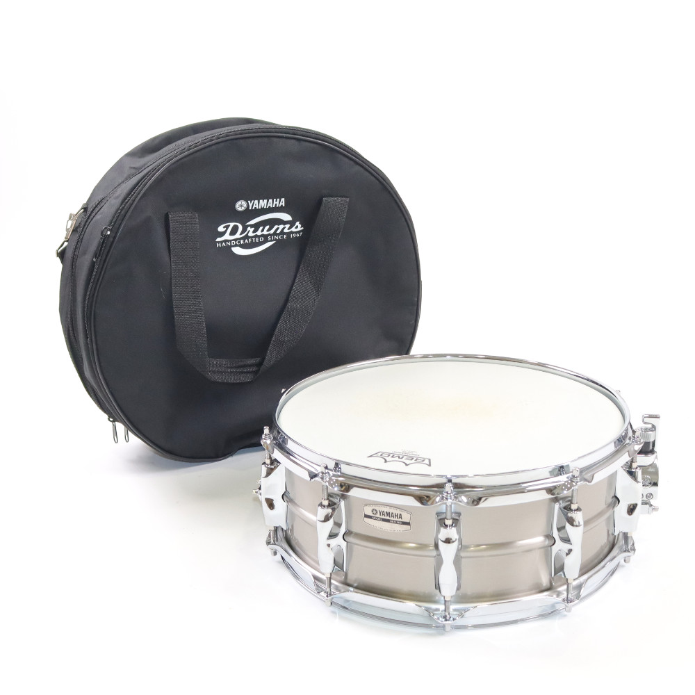 【中古】 スネアドラム ヤマハ YAMAHA RLS1455 Recording Custom Stainless Steel Snare 14x5.5 スネアドラム