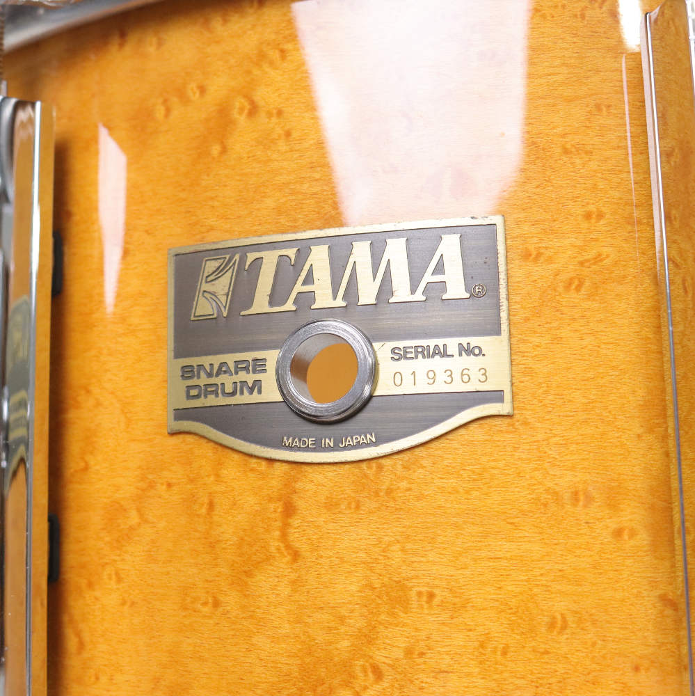 【中古】 スネアドラム タマ TAMA BE446 BIRD’S EYE ALL MAPLE SNARE DRUMS 14x6.5 Made in Japan 詳細画像
