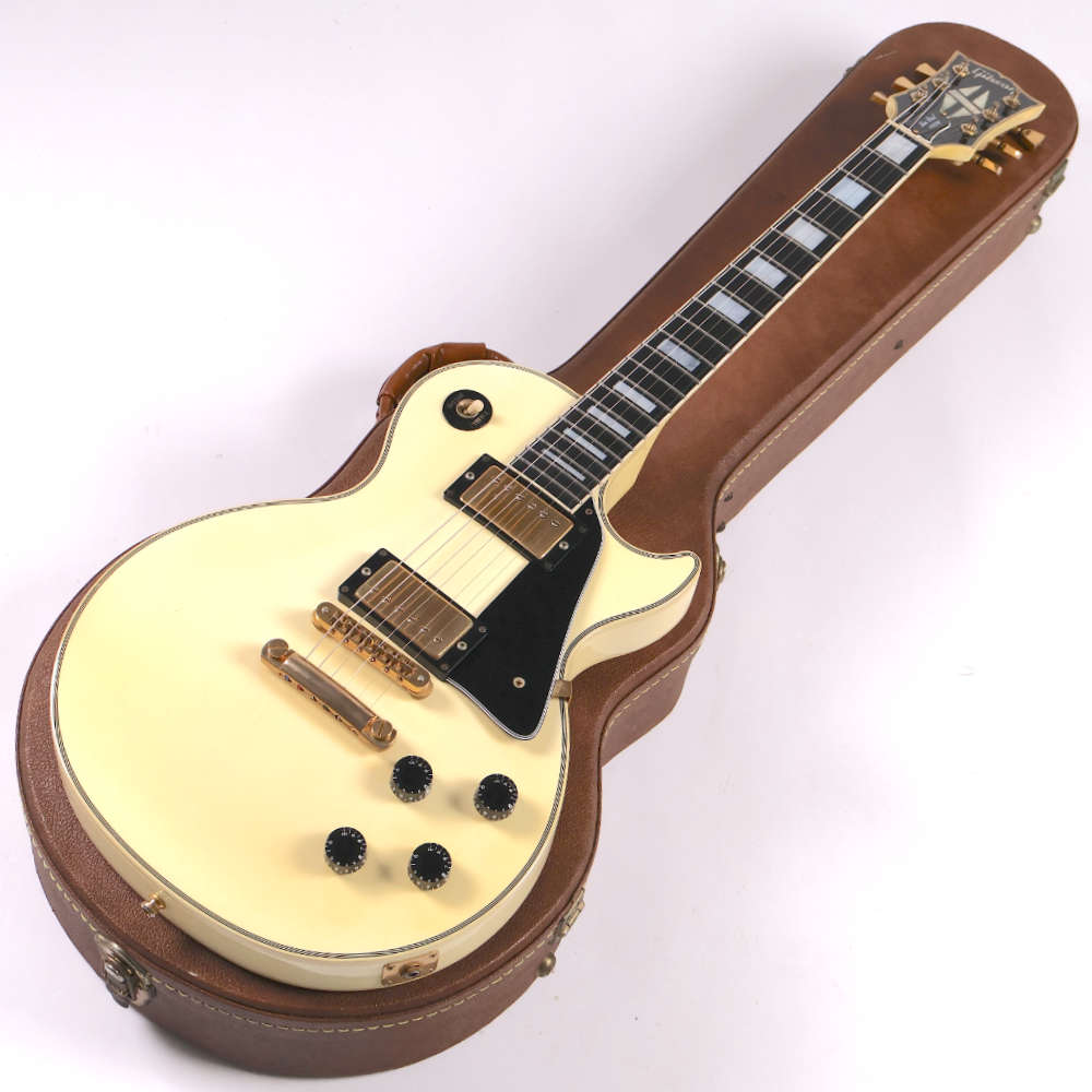 【中古】 エレキギター Gibson Les Paul Custom Alpine White 1989年製 ギブソン レスポールカスタム ホワイト 基盤ピックアップ搭載