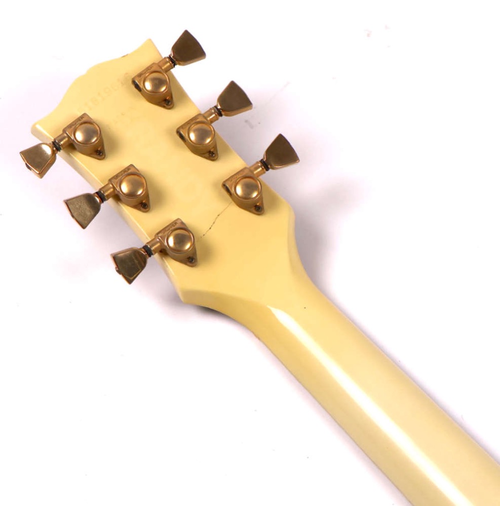 【中古】 エレキギター Gibson Les Paul Custom Alpine White 1989年製 ギブソン レスポールカスタム ホワイト 基盤ピックアップ搭載 ヘッド裏