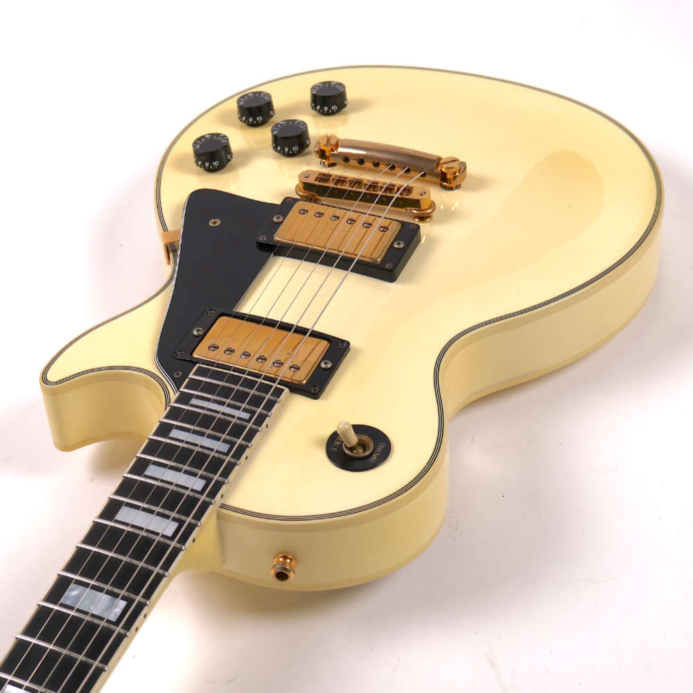 【中古】 エレキギター Gibson Les Paul Custom Alpine White 1989年製 ギブソン レスポールカスタム ホワイト 基盤ピックアップ搭載 ネックジョイント側