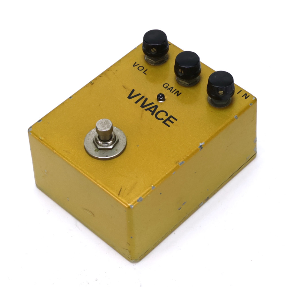 【中古】 HUMAN GEAR VIVACE オーバードライブ ディストーション 斜めアングル画像