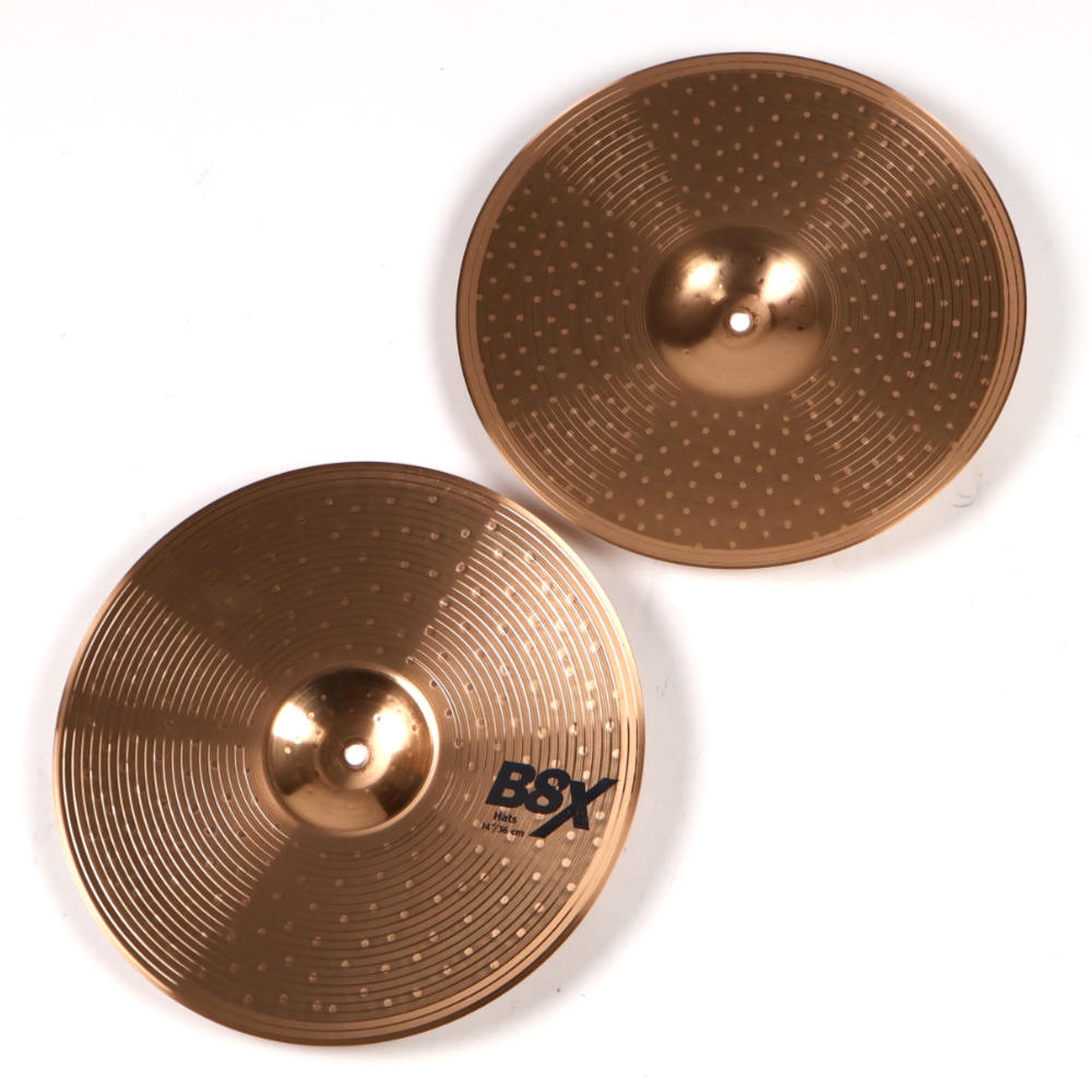 【中古】 ハイハットシンバル ペア セイビアン SABIAN B8X HI HATS 14インチ ペア 裏面画像