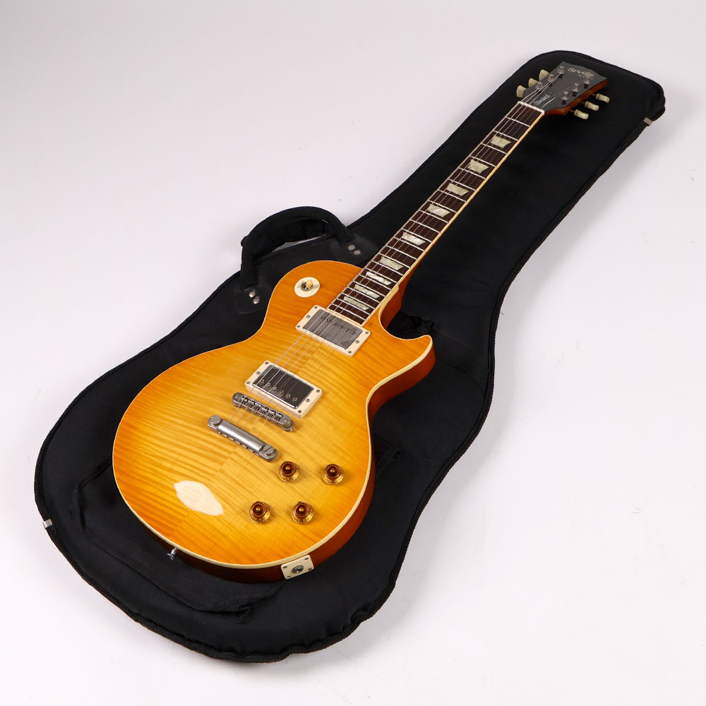 【中古】 エレキギター Orville by Gibson LPS-T Les Paul Standard with Laminated Tiger Maple Lemon Drop 1992年製 オービル レスポール Gibson490R/Tピックアップ搭載 ディープジョイント バイギブ