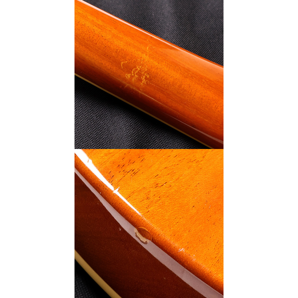 【中古】 エレキギター Orville by Gibson LPS-T Les Paul Standard with Laminated Tiger Maple Lemon Drop 1992年製 オービル レスポール Gibson490R/Tピックアップ搭載 ディープジョイント バイギブ 傷