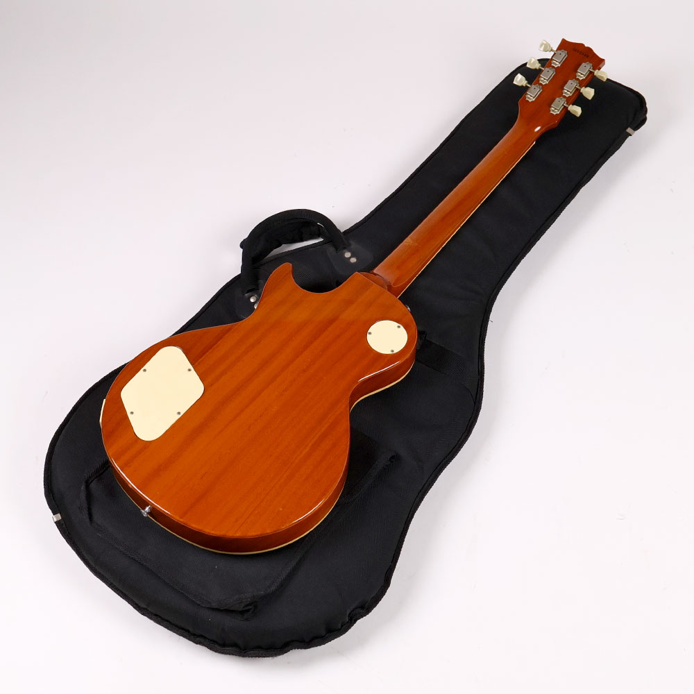 【中古】 エレキギター Orville by Gibson LPS-T Les Paul Standard with Laminated Tiger Maple Lemon Drop 1992年製 オービル レスポール Gibson490R/Tピックアップ搭載 ディープジョイント バイギブ 背面