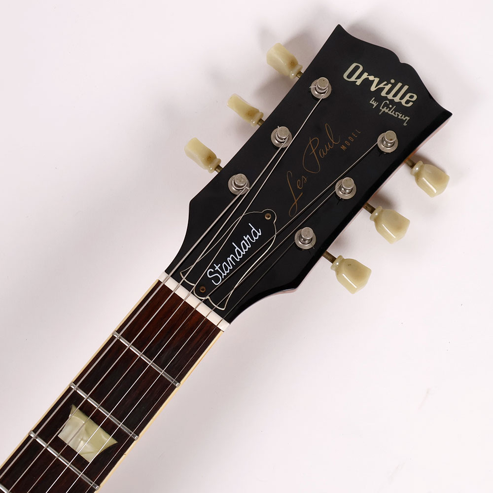 【中古】 エレキギター Orville by Gibson LPS-T Les Paul Standard with Laminated Tiger Maple Lemon Drop 1992年製 オービル レスポール Gibson490R/Tピックアップ搭載 ディープジョイント バイギブ ヘッド