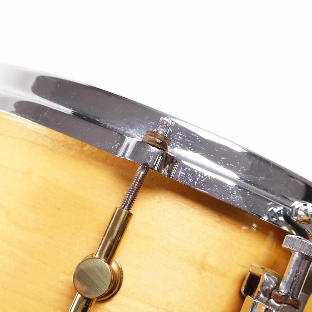 【中古】 スネアドラム カノウプス CANOPUS M-1455 The Maple Snare Drum 14x5.5 メイプルシェル 傷