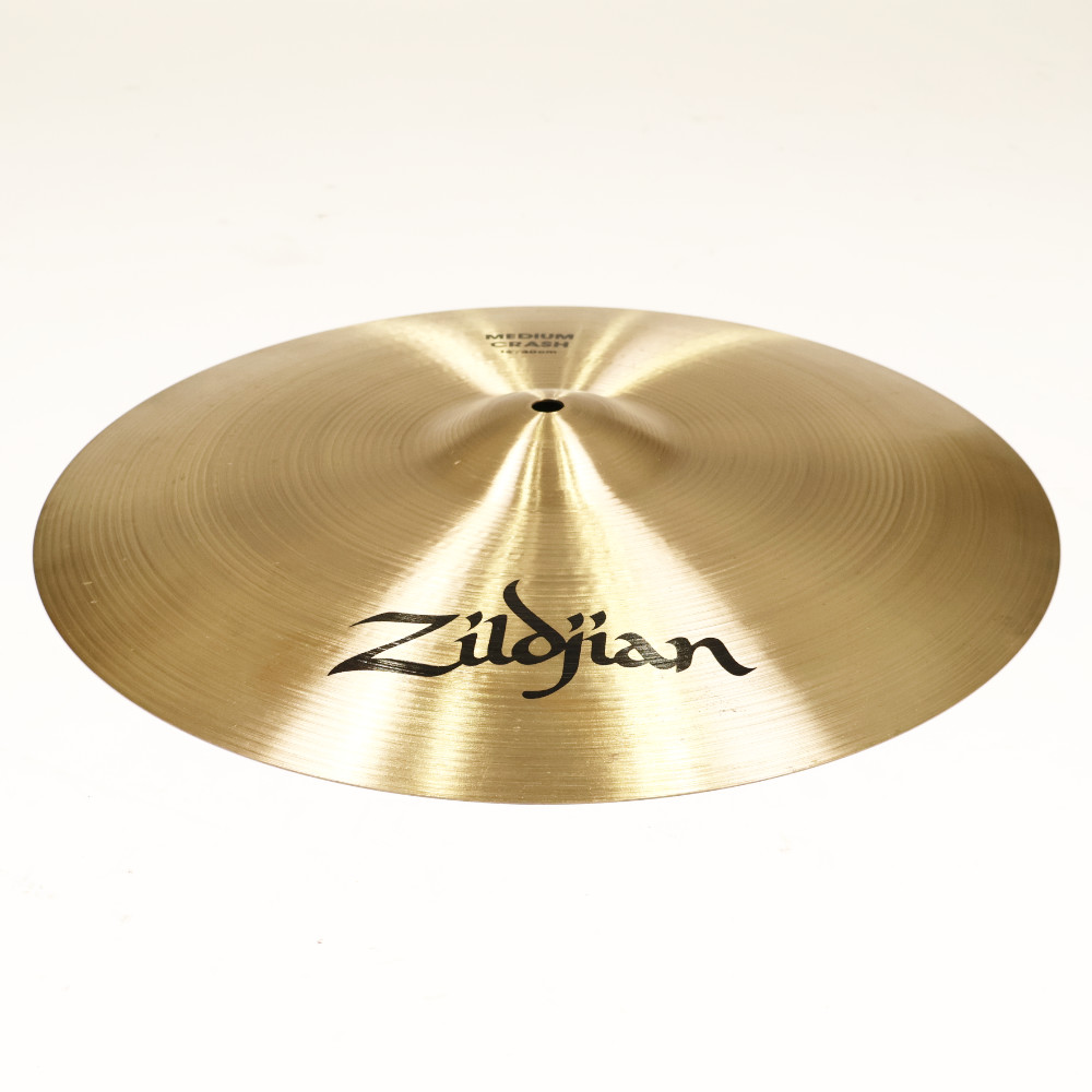 【中古】 クラッシュシンバル ジルジャン ZILDJIAN A ZILDJIAN MEDIUM CRASH 16インチ 本体画像 裏 