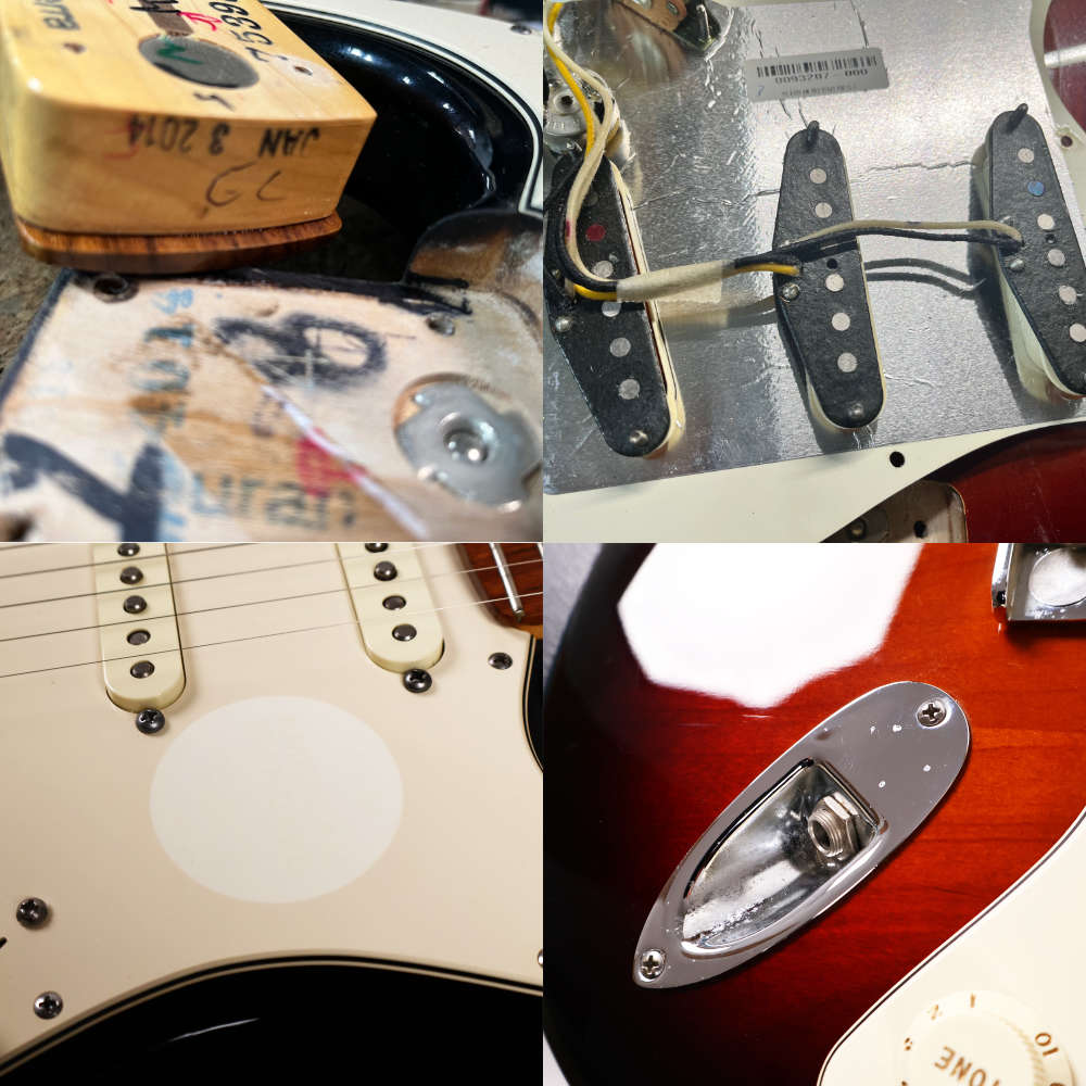 【中古】 エレキギター Fender American Standard Stratocaster with Custom Shop Fat 50’s Pickups Rosewood Fingerboard 3-Color Sunburst 2014年製 カスタムショップ ファット50’sピックアップ搭載 傷