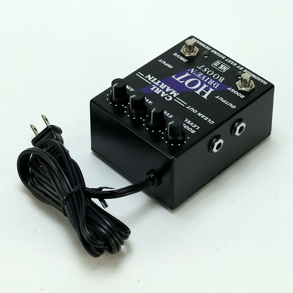 【中古】 オーバードライブ ブースター エフェクター CARL MARTIN カールマーチン Hot Drive’n Boost Mk2 ギターエフェクター 全体