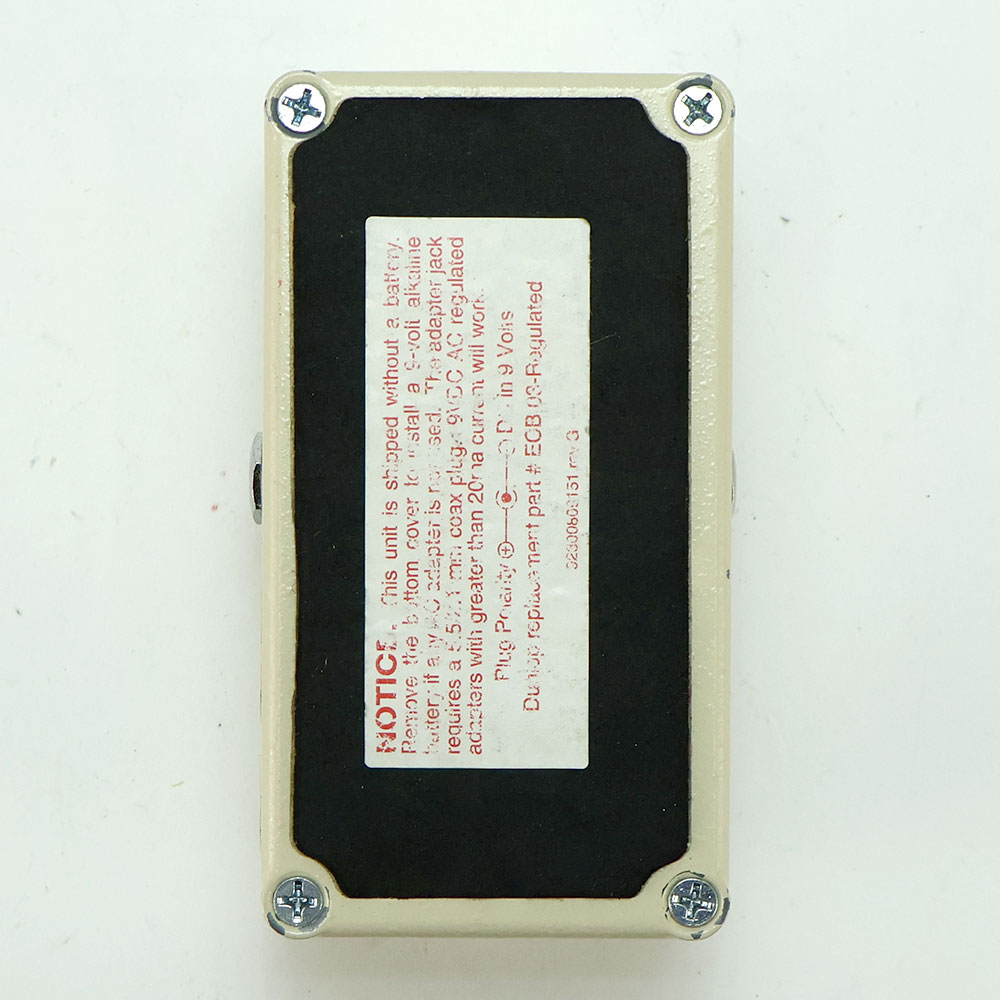 【中古】 ブースター エフェクター MXR M-133 MICRO AMP マイクロアンプ ギターエフェクター 裏面